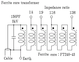 インピーダンス変換器の回路図