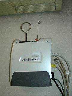 無線LAN親機の設置状態