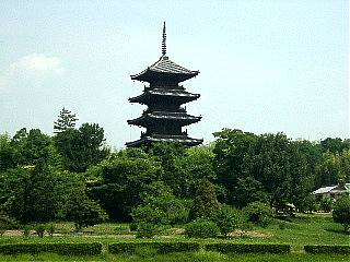 吉備路の備中国分寺の五重塔