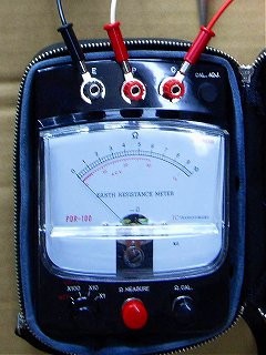 PDR-100トランジスタ式自動接地抵抗計