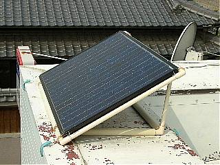 ソーラーパネルの設置状況の写真
